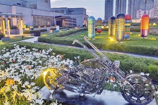 沈陽(yáng)首個(gè)空中雕塑公園 百米高空打造富氧凈土